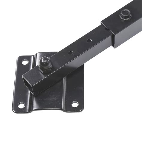 2 metal bracket with holes for sagging gate|anti sag gates.